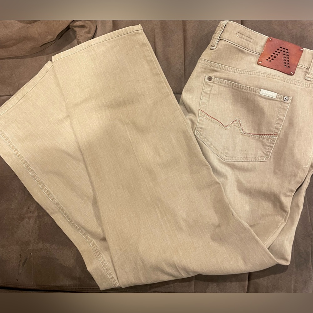 Alberto Straight Comfort fit  Jeans in Tan unisex W 42 L 36